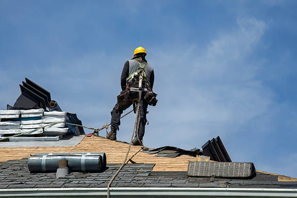 Professional Roofing technician working in Kegley, WV